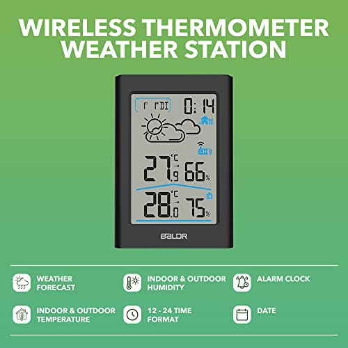 BALDR Wireless Thermometer Weather Station Home Wireless Weather