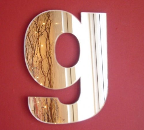 Super Cool Creations Lower Case Letter G Mirror 40cm