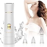 Facial Hair Removal for Women 4 in 1 Painless Electric Hair Removal Kit Included Facial Shaver, Nose Trimmer, Eyebrow Trimmer, Body Shaver,IPX 6 Waterproof Hair Remover with USB Charging