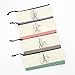 Paris Memories Pastorable Cute Canvas Pen Pencil Stationery Pouch Bag Case,Set of 4
