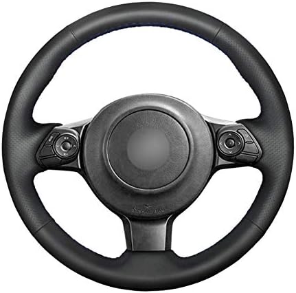 KAIFXPMQ Hand-stitched DIY Artificial Leather Car Steering Wheel Cover for Toyota 86 2016 2017 2018 2019 Subaru BRZ 2016 2017 2018 2019