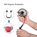 OKA Portable Fan USB Rechargeable Neckband Mini Fan Hands-Free Neckband Personal Fan , Headphone Design Wearable Portable 360 Degree Free Rotation for Summer Gift (3 Speeds, 4-12Working Hours) (Black)