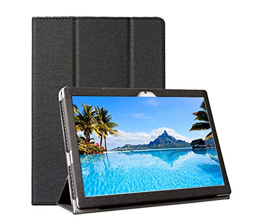 YGoal Case For AOYODKG A38, Premium PU leather Stand with Multi-angle Business Folio Case Cover For AOYODKG 10 Inch A38, Black