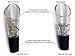Red and White Wine Pourer – Set of two premium aerating pourers and decanting spouts designed for red and white wines with protective fabric bag and recycled paper gift box