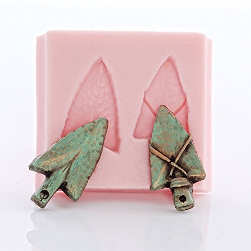 Arrow Head Silicone Mold Cake Decorating Fondant, Chocolate, Candy, Craft & Jewelry Mold Resin, Polymer Clay