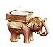 Kate Aspen Lucky Elephant Golden Tealight Holder