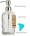 Decor Homeicon Soap Dispenser - 2 Pack, Kitchen Dish Soap Dispenser, Bathroom Liquid Soap Dispenser, with Rustproof Stainless Steel Pump, 16 Oz/with Silicone Funnel
