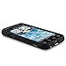 Black Rubberized Hard Phone Cover for HTC EVO 3D Protector Case