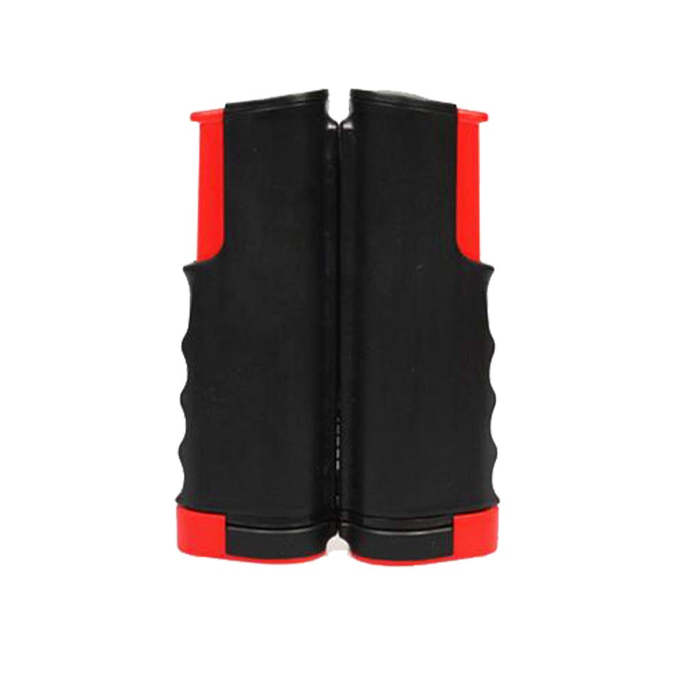 Janzoom Portable Ping Pong Nets, Table Tennis Nets Retractable Net Ping Pong Replacement Net, Mobile Travel Holder - Adjustable Length 190cm (Black/Red)