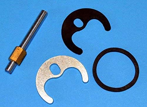 Mono Basin Tap Fixing Set Mounting Kit 1 Hole Bracket Bolt Sink Kitchen Bath x2, Metallic - Image 3