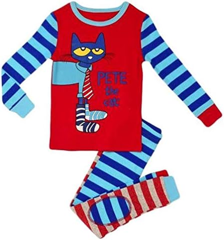 Pete the Cat Little Boys Pajamas Snug Fit Pjs Long Sleeve 2 pc