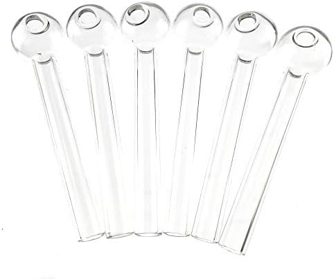 Daisy Symons Thick Heat Resistant Pipe Handheld Oil Burners 4.7 Inch (8 Pieces)