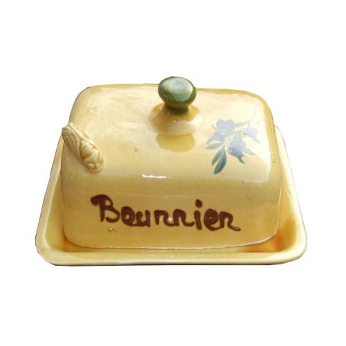 Ceramic butter dish yellow Amazon.co.uk Kitchen & Home