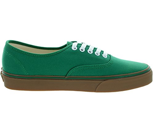 vans authentic green gum sole