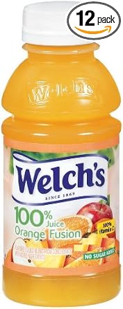 Welch's 100% Orange fussion cs/12 14oz pet (041800297146)