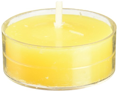 Zest Candle 50-Piece Tealight Candles, Yellow