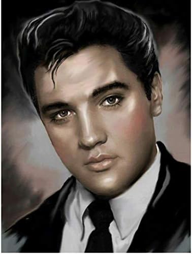 5D DIY Full Square Drill Tables Cross Stitch Elvis Presley Diamond Rhinestone Embroidery Mosaic Home Decoration 40x50 cm