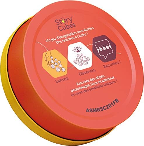 Asmodee- Rory's Story Cubes: Original (Metal Box), ASMRSC201FR, Multicolor, 3 x 11.5 x 16.5 cm - Image 5