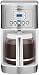 Cuisinart DCC-3200W 14C Glass Carafe with Stainless Steel Handle Programmable Coffeemaker, White