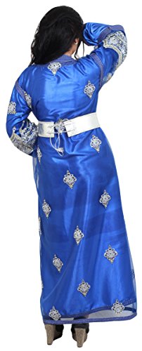 Moroccan Caftan Women Handmade Embroidery Small To Large Complimentary Belt - Image 8