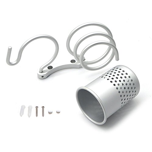 image for Sanmersen Hair Dryer Holder, Hair Dryer Organizer Wall Mount Hair Blow