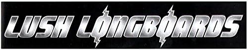 Lush Longboards Skateboard Sticker - 21.5cm wide approx. skate longboarding snow surf board van car