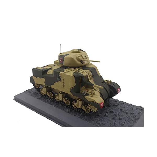 Simulation Tank Modell, Legierungsbehälter Britisch M3 Medium Panzer Modell Dekoration Militärische Souvenirsammlung… – Bild 4