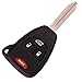 YITAMOTOR Uncut Keyless Entry Remote Control Key Fob Replacement for OHT692427AA, KOBDT04A (Pack of 2)