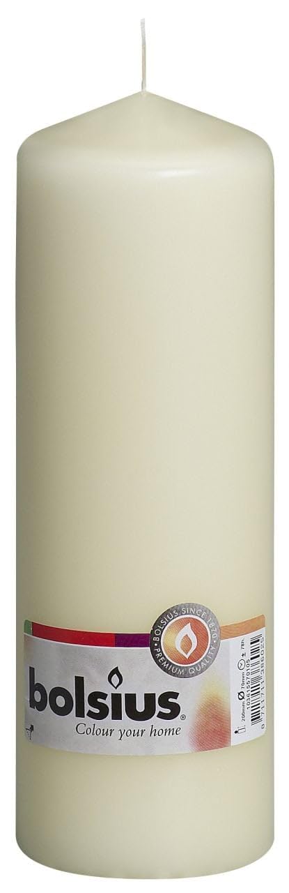 Bolsius Outdoor/Indoor Pillar Candle 200x70mm - Ivory