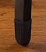 Small/Black- NancyProtectz Patented with Grips/Chair Leg Hardwood Floor Protector. The Original Furniture Sock
