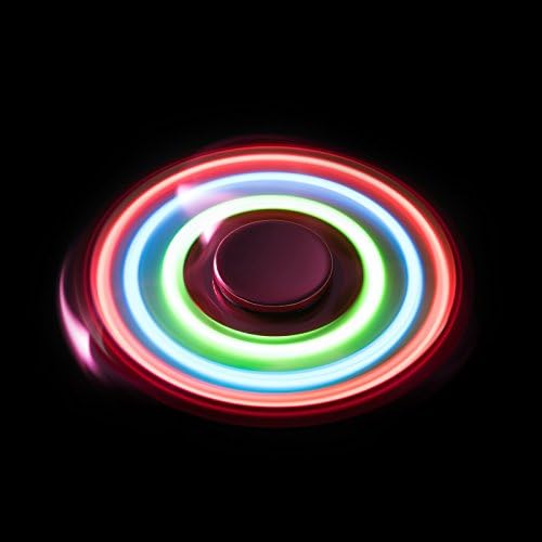 Anti-Anxiety 360 Spinner Helps Focusing Fidget Toy [3D Figit] Tri-Spinner EDC Focus Toy for Kids &amp; Adults - Best Stress Reducer Relieves ADHD Anxiety Boredom Prime Bearing (Pink)