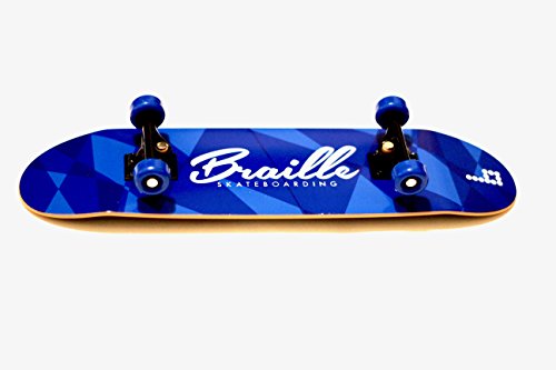 Braille Skateboarding Aaron Kyro 11inch Professional Hand Board. Toy Skateboard Comes with Wheels, Trucks, Hardware and Tools. Real Griptape.