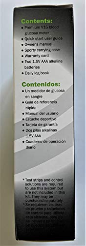 FORA Premium V10 Talking Blood Glucose Meter (English, Español) - Thumbnail 3