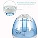 Anypro 3.5L Ultrasonic Cool Mist Humidifier with Night Light Mode/2 Mist Levels, Optional 3-Time Settings, High-Capacity Humidifiers for Bedroom with Auto Shut-Off Function, Safe for Baby