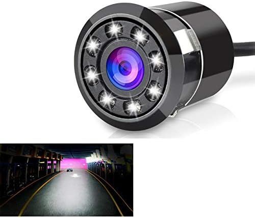 Autosky 8 LED Night Vision Waterproof Car Rear View Reverse Parking Camera