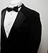 New Mens 2 Button Black Tuxedo Suit, size 50 Regular - Includes Jacket and Pants