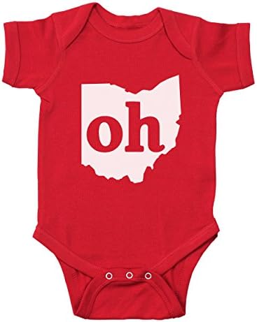 Oh Ohio Couples Outfit Baby One Piece 6 Months Red