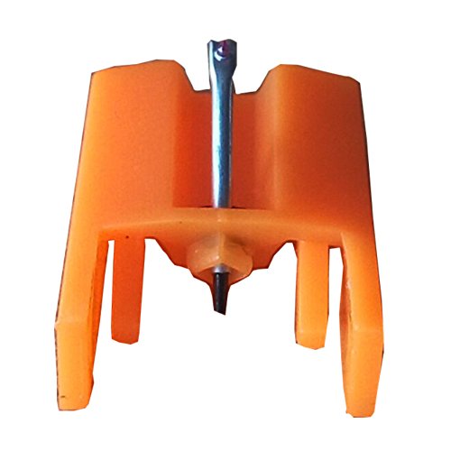 Diamond Stylus Ceramic Moving Magnet Replacement Needle Stylus for IONTurntable record players (Orange)