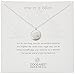 Dogeared one In A Billion, Sparkle Star Disc Silver Chain Necklace, 16