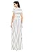 HOTAPEI Women's Summer Casual Loose Striped Long Dress Short Sleeve Pocket Maxi Dress