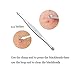 5PCS Professional Surgical Stainless Steel Blackhead & Splinter Remover Extractor Tools with Mirror in the Black Case
