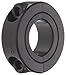 Ruland SP-24-F Two-Piece Clamping Shaft Collar, Black Oxide Steel, 1.500