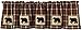 Park Designs Concord Bear Applique Valance - Black & Tan | Farmhouse Window Valance | Cabin & Lodge Decor | 60