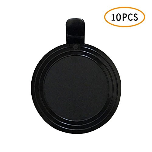 Leegoal 10PCS Cake Plastic Plates Dessert Circle Round Base Boards for Birthday Party Dinner