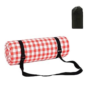 Picknickdeken met waterdichte achterkant Extra groot 200x200cm/79 “x79” Outdoor Strandmat Deken Zanddicht Draagbare Opvouwbare Machine Wasbaar Tapijt voor Familie 6-8 personen Reizen Camping Beach Park Wandelen