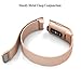 SWEES Metal Bands Compatible Fitbit Charge 3 and Charge 3 SE, Milanese Stainless Steel Magnetic Small (5.5
