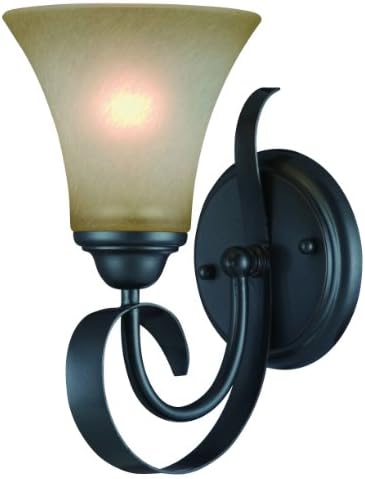 Hardware House 10-1707 Palermo Single Light Bath or Wall Light, Classic Bronze