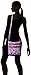 Vera Bradley Women's Cotton Triple Zip Hipster Crossbody Purse, Lilac Paisley, One Size