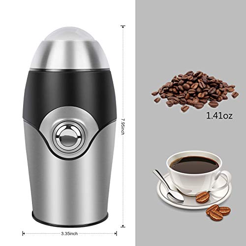 Electric Coffee Blade Grinder,200W Stainless Steel