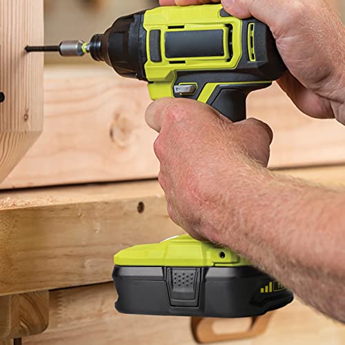 Powilling 2Pack 3500mAh Ryobi 18V Lithium Battery Pack Replacement for Ryobi 18-Volt ONE+ P104 P105 P102 P103 P107 P108 Cordless Tools Battery with P117 Replacement Charger